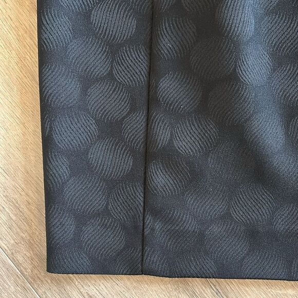 NWT DONNA MORGAN BLACK PEPLUM STYLE DRESS RETAILS $148 SIZE 2 - Picture 2 of 9